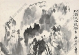 應(yīng)野平國(guó)畫(huà) 松濤流水 高清大圖下載