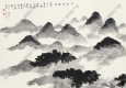 馮其庸作品 江南漁村圖 高清大圖下載