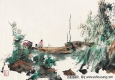 楊延文國畫作品 王維詩意圖 高清下載