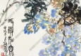 張世簡(jiǎn)作品_紫藤金魚_高清大圖下載