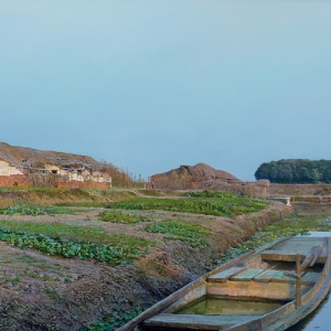 莫大風(fēng)水邊風(fēng)景油畫《往日》欣賞