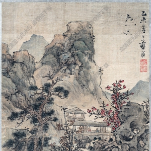 明末清初 藍(lán)瑛《山水十開(kāi)》-4國(guó)畫(huà)高清大圖下載