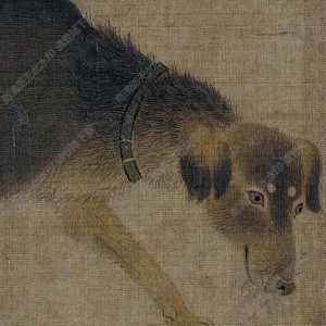 宋 李迪《獵犬圖》國畫高清大圖下載