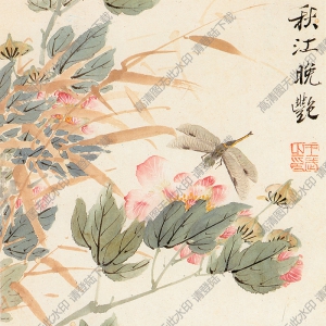 清 王武《花卉》-10國(guó)畫高清大圖下載