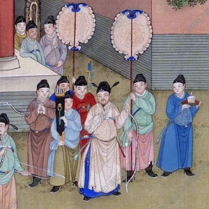 清 冷枚《養(yǎng)正圖》-9國(guó)畫(huà)高清大圖下載