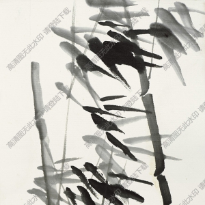 齊白石作品_竹子天牛_高清大圖下載