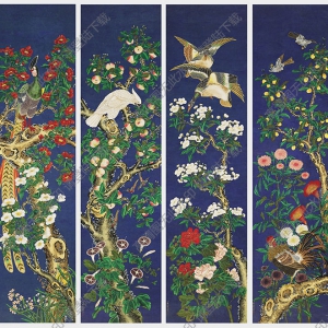清 蔣廷錫《花鳥(niǎo)畫(huà)》國(guó)畫(huà)高清大圖下載