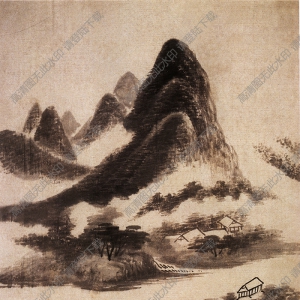 清 吳歷《仿古山水冊(cè)》國(guó)畫(huà)高清大圖下載