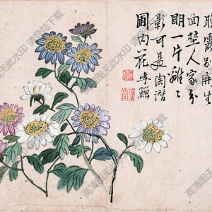 清 李鱓《花鳥畫冊(cè)十開》-10 國(guó)畫高清大圖下載