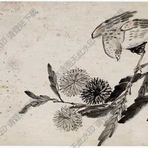 清 李鱓《花鳥冊(cè)十二開》-2 國(guó)畫高清大圖下載