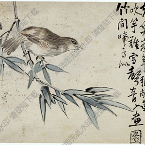 清 李鱓《花鳥冊(cè)十二開》-3 國(guó)畫高清大圖下載