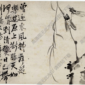 清 李鱓《花鳥冊(cè)十二開(kāi)》-7 國(guó)畫高清大圖下載