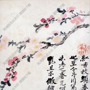 清 石濤《花鳥圖》-10國畫高清大圖下載