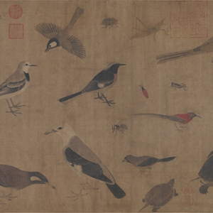 黃筌超高清《寫(xiě)生珍禽圖》國(guó)畫(huà)百度云網(wǎng)盤(pán)下載