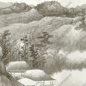 龔賢超高清《山水圖》國(guó)畫(huà)百度云網(wǎng)盤(pán)下載