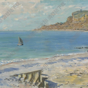 莫奈油畫作品_海邊風(fēng)景_高清下載