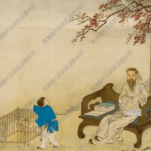 王士禎超高清_放鳥(niǎo)圖_國(guó)畫(huà)百度云網(wǎng)盤(pán)下載
