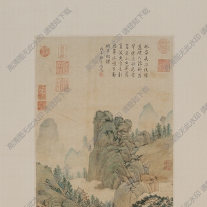 仇英超高清_楓溪垂釣圖_國畫百度云網(wǎng)盤下載