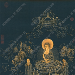 丁觀鵬超高清_無量壽佛圖_國畫百度云網(wǎng)盤下載