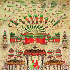 丁觀鵬超高清_極樂世界圖_國畫百度云網(wǎng)盤下載