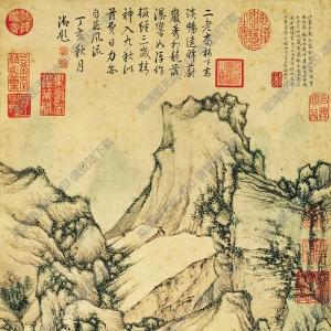 文徵明_超高清《千巖競秀圖》國畫_百度云網(wǎng)盤下載