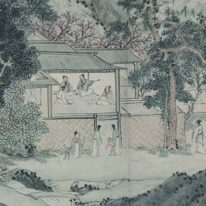 文徵明_桃源問津圖_超高清_百度云網(wǎng)盤下載