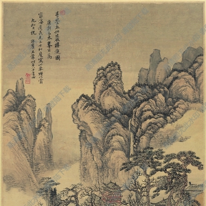 王翚超高清《仙山樓觀圖》國(guó)畫百度云網(wǎng)盤下載