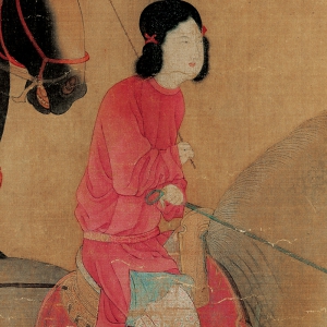 張萱_虢國(guó)夫人游春圖_超高清_百度云網(wǎng)盤下載