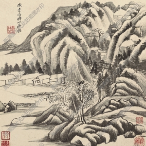 董其昌_仿古山水冊(cè)_超高清_百度云網(wǎng)盤下載