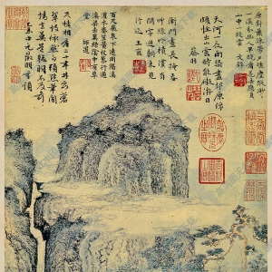 文徵明_綠蔭草堂圖_超高清_百度云網(wǎng)盤下載