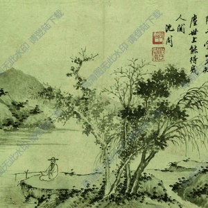 沈周_垂釣圖_超高清_百度云網(wǎng)盤下載