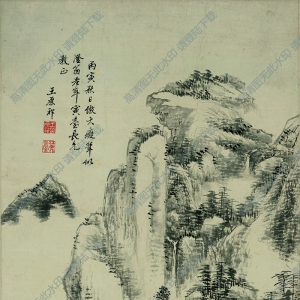 王原祁_山水立軸_超高清_百度云網(wǎng)盤下載