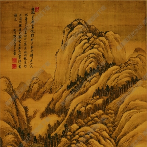 王翚_超高清_仿巨然夏山水筆法_百度云網(wǎng)盤下載