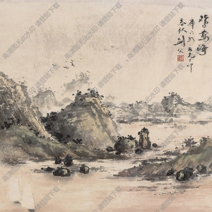 高劍父國(guó)畫(huà)作品 鴛鴦海 高清下載