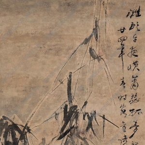 高劍父國(guó)畫(huà)作品 月夜鴛鴦 高清下載