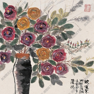 程十發(fā)國(guó)畫(huà) 花卉 高清大圖下載