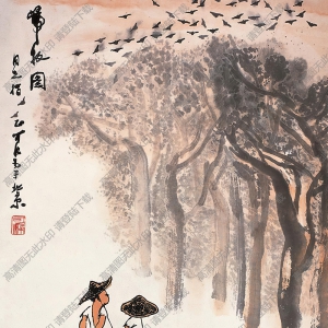 李可染國(guó)畫(huà)_歸牧圖2_高清大圖下載