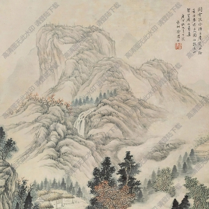 徐渭國(guó)畫作品 山水 高清下載