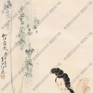 徐燕蓀國(guó)畫(huà)作品 柳陌當(dāng)風(fēng) 高清下載