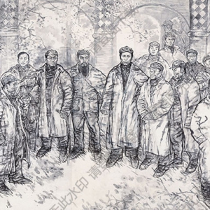 吳山明作品_遵義會議_遵義之春_高清大圖下載