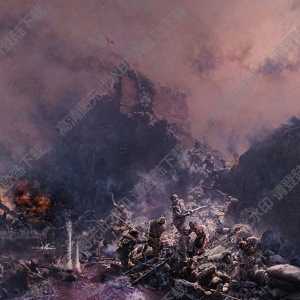 徐青峰作品_抗日戰(zhàn)爭臺兒莊大捷_血戰(zhàn)臺兒莊_高清大圖下載