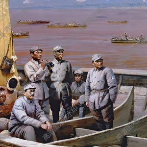 高泉油畫(huà)_東渡黃河到抗日前線去_高清大圖下載