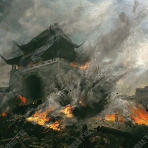 何永興油畫_八一槍聲_武昌起義_高清大圖下載