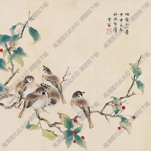 陳之佛作品 花鳥(niǎo)圖11 高清大圖下載