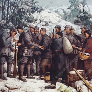 陸琦作品_軍民魚水情_高清大圖下載