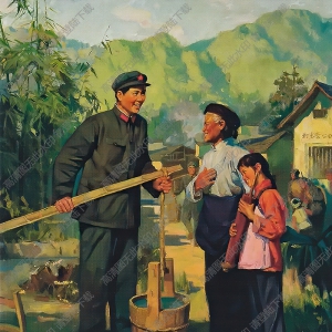 舒展作品_井岡山的故事_高清大圖下載