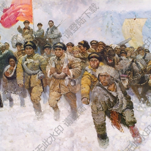 陳丹青油畫_進(jìn)軍西藏_高清大圖下載
