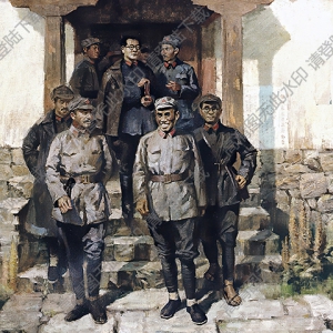 何孔德油畫_回師北上_高清大圖下載