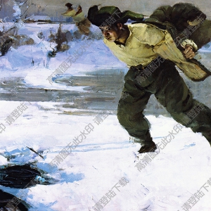 何孔德油畫_羅盛教_志愿軍愛民模范_高清大圖下載