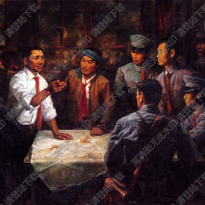 雷波作品_百色起義鄧小平_高清大圖下載